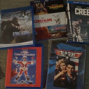 Blu-ray Movie Collection: King Kong, Gremlins, Top Gun